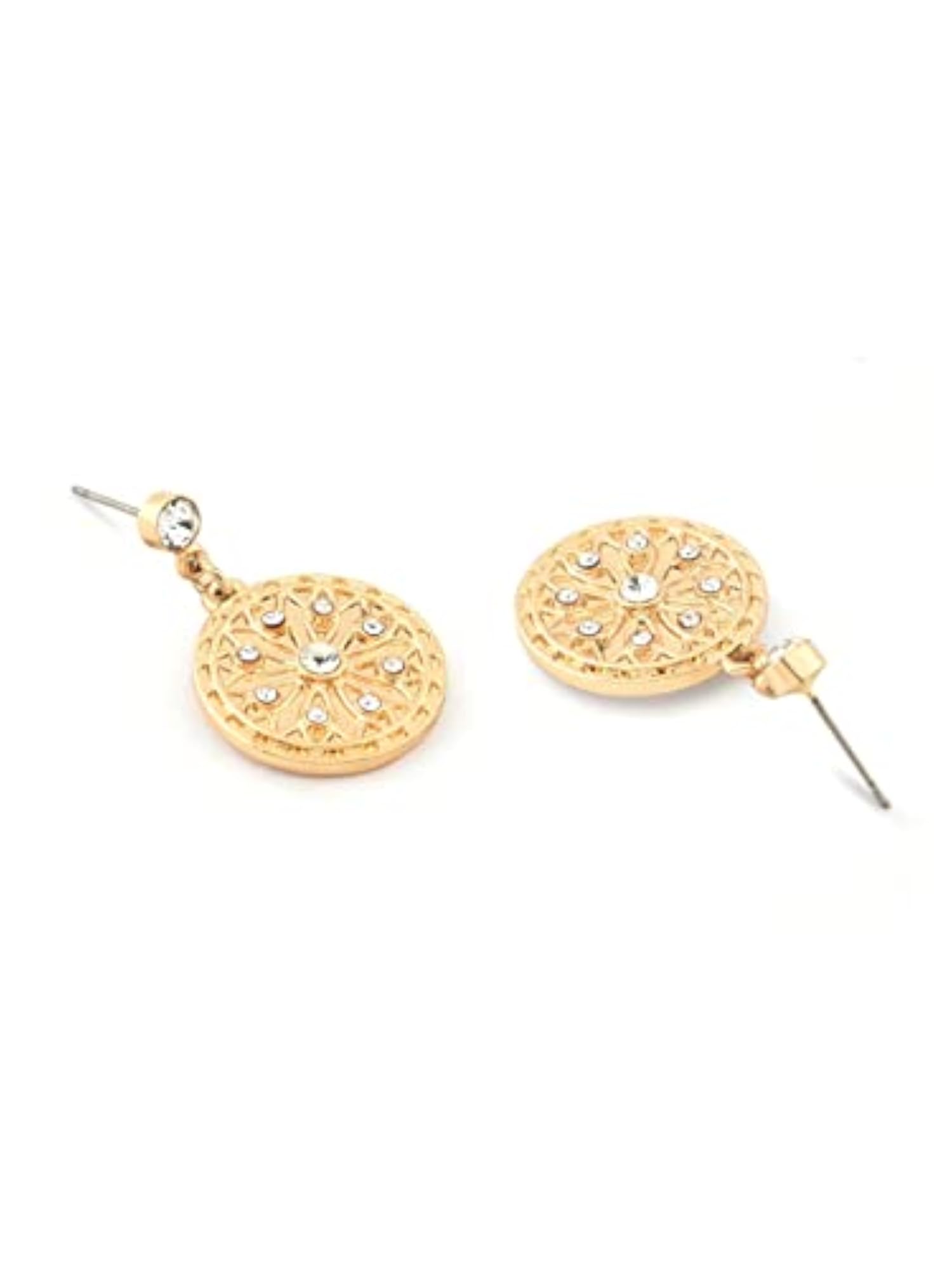 Contemporary Charm Chain Earring & Bracelet Set For Women